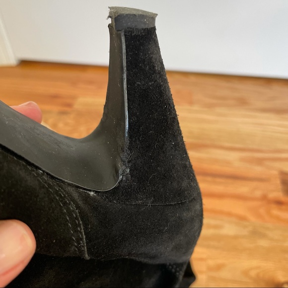 Steve Madden Suede Boots With Lace Up Detail - Picture 7 of 7